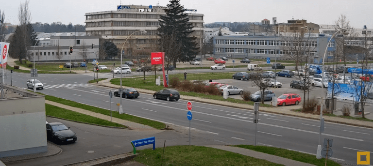 Kroměříž křižovatka hulínská kaplanova