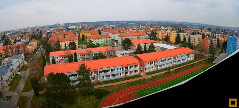 Kroměříž pohled východ