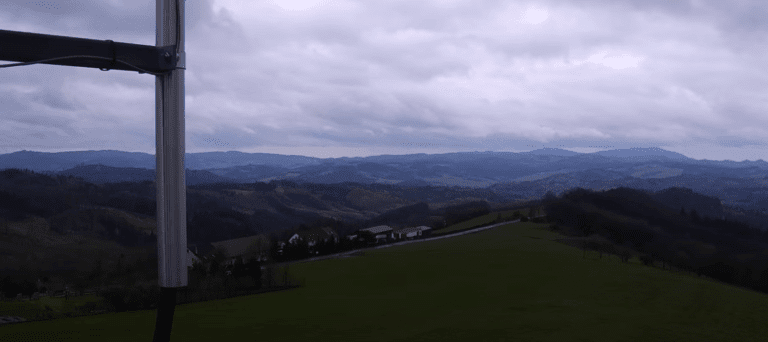 Malá Lhota – panorama Valašského Meziříčí