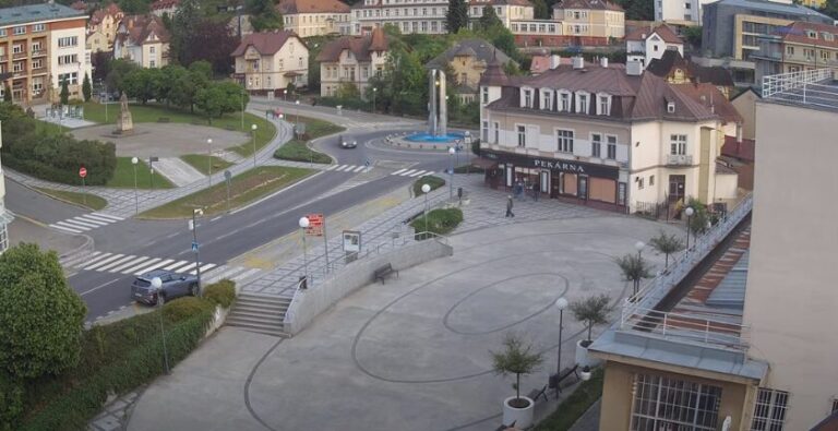 luhačovice náměstí 28. října