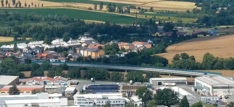 krnov pohled z rozhledny na město